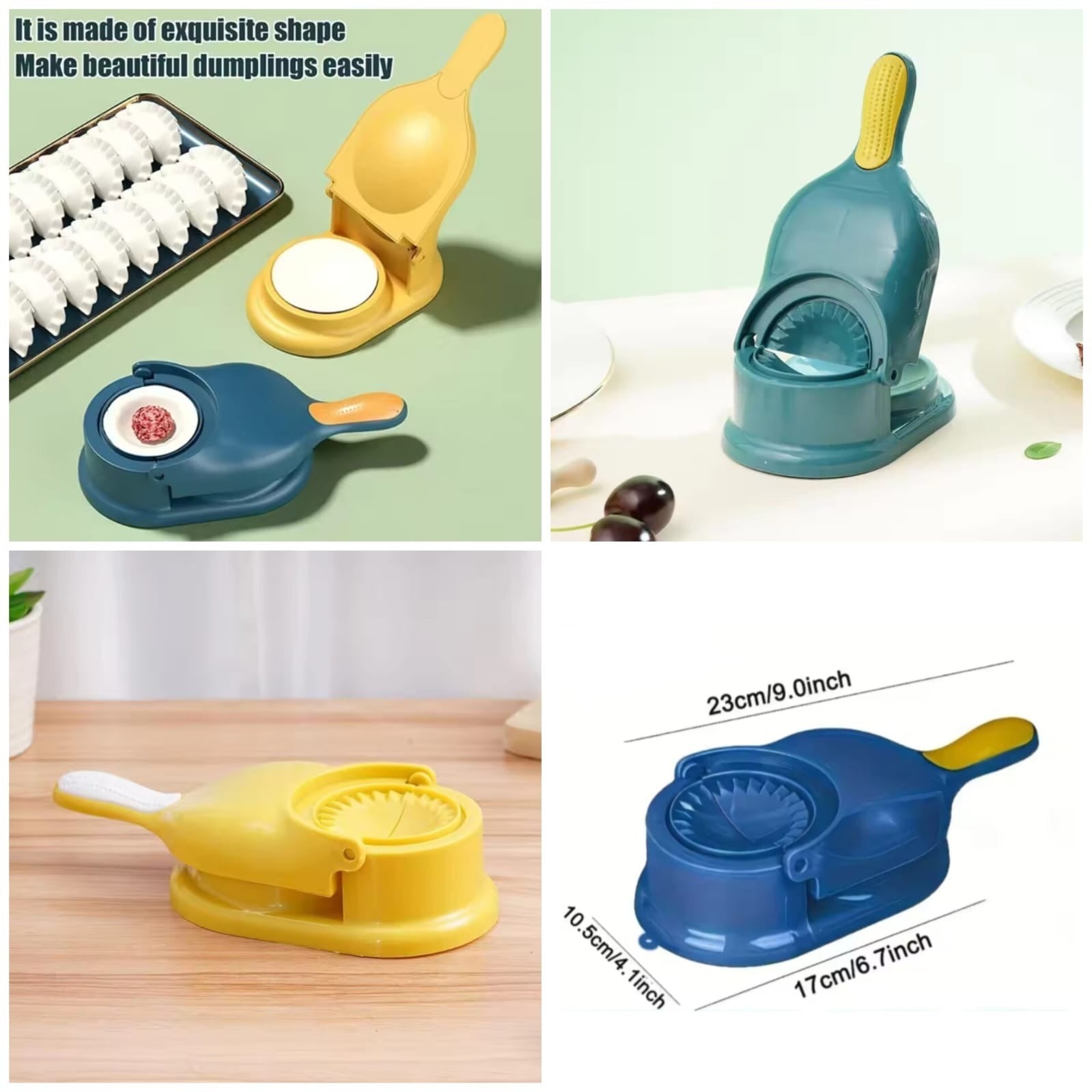 2-in-1 Dumpling & Samosa Maker Press – Easy Pastry Dough Wrapper Mold for Homemade Snacks