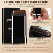 Hair Color Stick Instant Root Touch-Up - Portable Solution For Quick And Easy Gray Hair Coverage And Temporary Root Concealing - 20g (Black)(Brown)