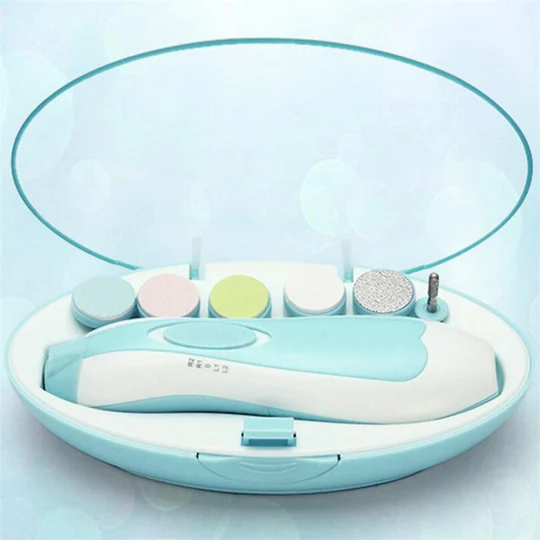 Electric Baby Nail Trimmer Clipper Set