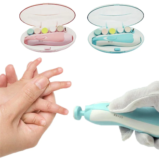 Electric Baby Nail Trimmer Clipper Set